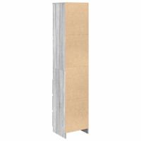 Hoge kast 37,5x35x180 cm spaanplaat grijs sonoma - thumbnail