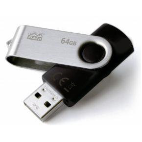 Goodram UTS2 USB flash drive 64 GB USB Type-A 2.0 Zwart, Zilver