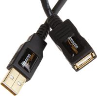 Amazon Basics USB-A 2.0-verlengkabel, geschikt voor printer, muis of toetsenbord, mannelijk naar vrouwelijk, overdrachtssnelheid 480 Mbps, 2 m, zwart - thumbnail