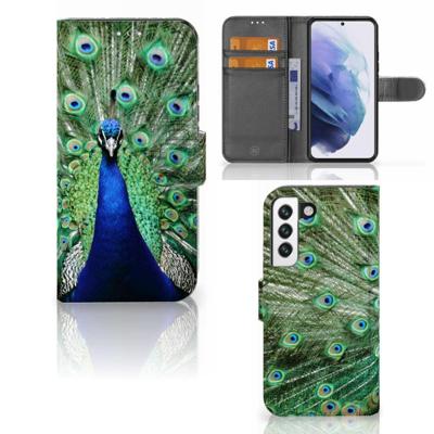 Samsung Galaxy S22 | Telefoonhoesje | Met pasjeshouder | Pauw