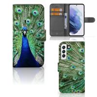 Samsung Galaxy S22 | Telefoonhoesje | Met pasjeshouder | Pauw - thumbnail