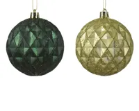 Kersthanger kunststof groen 8cm - thumbnail