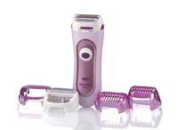Braun Silk-épil Lady Shaver 5-360 Roze - 3in1 Elek Scheerapparaat, Trimmer En Scrubsysteem Met Snoer - thumbnail