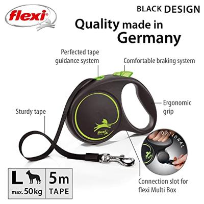 FLEXI ROLLIJN BLACK DESIGN TAPE GROEN