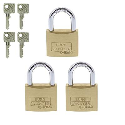 Burg Wächter 29941 Hangslot 40.00 mm Gelijksluitend Messing Sleutelslot