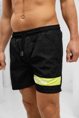 Malelions Captain Zwembroek Heren Zwart/Groen - Maat XS - Kleur: ZwartGroen | Soccerfanshop