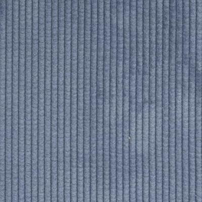 Fauteuil met armleuningen 54 cm corduroy stof blauw - thumbnail
