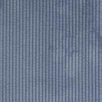 Fauteuil met armleuningen 54 cm corduroy stof blauw - thumbnail