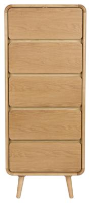 Zuiver Ladekast 'Rise' Eiken, Met 5 laden