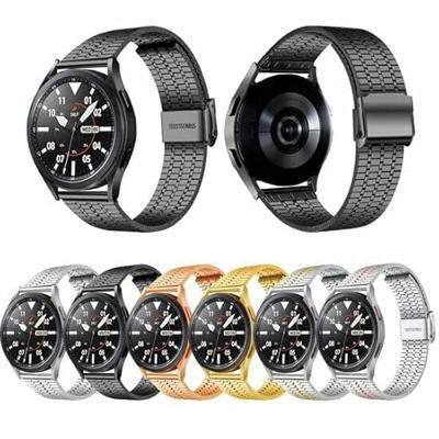Stalen bandje - Zwart - Garmin Vivoactive 6 / Vivoactive 5 / Vivoactive 3