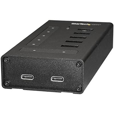 StarTech.com 7 poorts USB hub - USB-A naar 5x USB-A en 2x USB-C - USB 3.0 - 5Gbps - metaal - industriële USB hub - monteerbare USB hub (HB30C5A2CST)