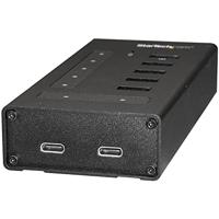 StarTech.com 7 poorts USB hub - USB-A naar 5x USB-A en 2x USB-C - USB 3.0 - 5Gbps - metaal - industriële USB hub - monteerbare USB hub (HB30C5A2CST) - thumbnail