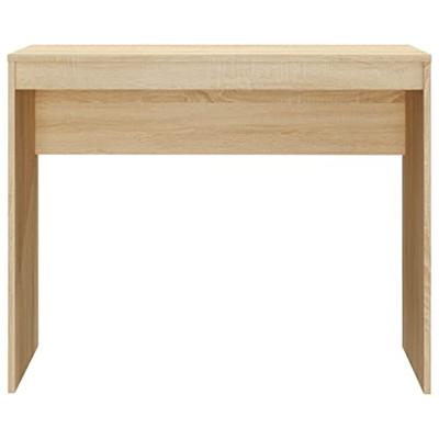 Bureau 90x40x72 cm bewerkt hout sonoma eikenkleurig