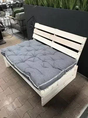 Palletkussen Scandic 80x120 cm - donker grijs Palletkussen Scandic 80x120 cm - donker grijs