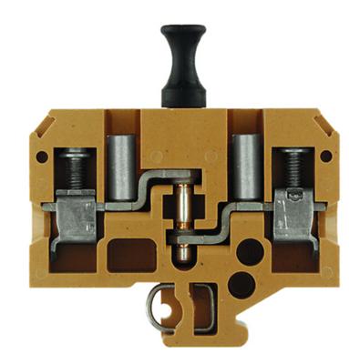 Weidmüller 0324020000 Meetscheidingsklem Schroeven Middelgeel 50 stuk(s)