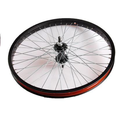 Achterwiel 20 x 1.75" aluminium Freestyle 48 spaaks - zwart