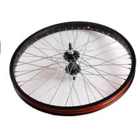 Achterwiel 20 x 1.75" aluminium Freestyle 48 spaaks - zwart - thumbnail