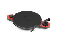 Pro-Ject Elemental Phono USB - Plug & Play Draaitafel - Ortofon OM-cartridge Optimalisatie, Kunststenen Zwaartepunt, Hoge Kwaliteit Vinyl Opname -Rood/Zwart - thumbnail