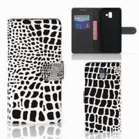 Samsung Galaxy J6 Plus (2018) Telefoonhoesje met Pasjes Slangenprint - thumbnail