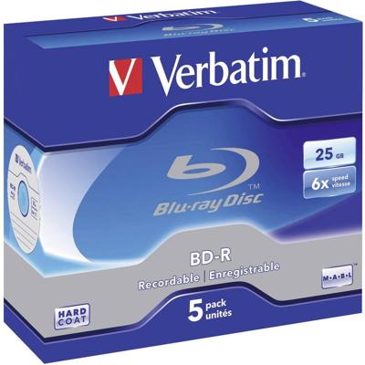 Verbatim Blu-ray BD-R 43715 5 stuk(s) 25 GB