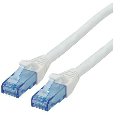 ROLINE Patchkabel Cat.6A UTP, Component Level, LSOH, wit, 0,5 m