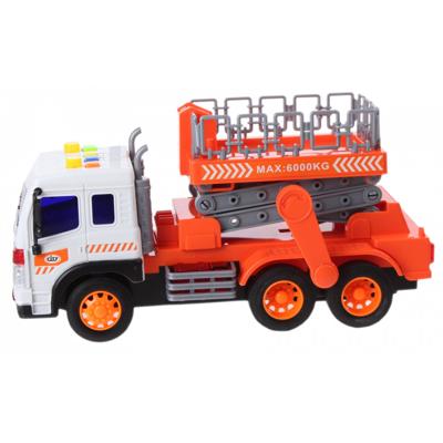 Gearbox Takelwagen met geluid oranje/wit 25 cm