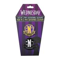 Wednesday Pins 2-Pack Nevermore Academy - thumbnail