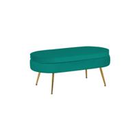 Poef Chanelle Groen 99 cm - thumbnail