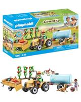 Playmobil 71442 Country Tractor met Aanhanger en Watertank - thumbnail