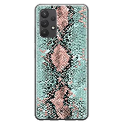 Samsung Galaxy A32 4G siliconen hoesje - Snake pastel