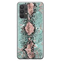 Samsung Galaxy A32 4G siliconen hoesje - Snake pastel - thumbnail