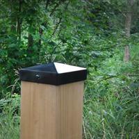 Connex Paalkapje 70X70Mm Zwart - HV4324 - thumbnail