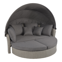 Zonne-eiland 2-zits lounge tuinbank - thumbnail