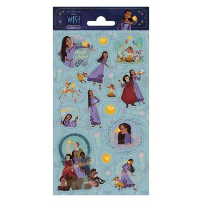Totum Stickervel glitter disney wish