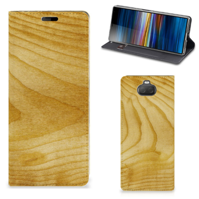 Sony Xperia 10 Book | Wallet Case | Licht Hout Sony Xperia 10 Book | Wallet Case | Licht Hout