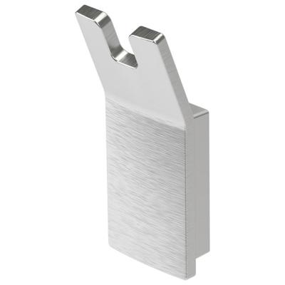 Handdoekhaak Haceka Aline Dubbel Geborsteld Aluminium