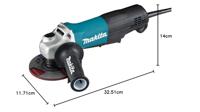 Makita GA5050R Haakse slijper 125 mm 1300 W - thumbnail