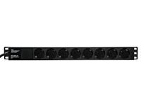 EUROLITE Distributor R19-8 1U bk 2.7m - thumbnail