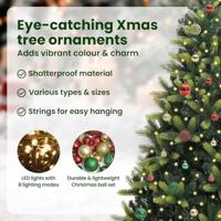 VidaXL Kunstkerstboom met scharnier 150 leds groen 150 cm pvc en pe - thumbnail