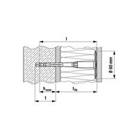 Fischer 546809 Putzdübel FIF-PN 8/180 Plug 100 stuk(s) - thumbnail