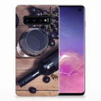 Samsung Galaxy S10 | Siliconen Case | Wijn - thumbnail