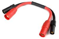 Verlengkabel XT150 Anti-Spark, silicone kabel 10AWG, 12cm - thumbnail