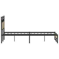 Bedframe zonder matras hout sonoma eikenkleurig 120x200 cm - thumbnail