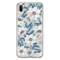 Huawei P20 Lite siliconen telefoonhoesje - Touch of flowers - thumbnail
