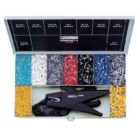 Phoenix Contact CRIMPSET 6 1202072 Krimptangset 1102-delig Adereindhulzen 0.25 tot 6 mm² Incl. assortiment adereindhulzen in metalen koffer, Incl. striptang