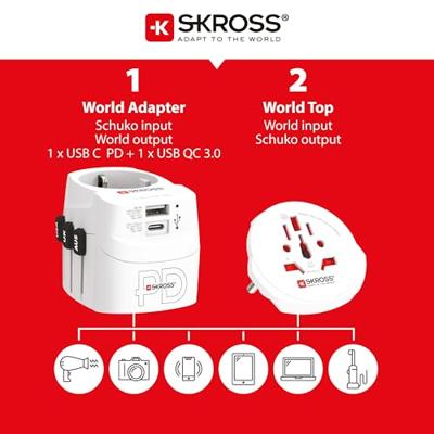Skross 1.302473 Reislader PRO Light USB AC30PD World