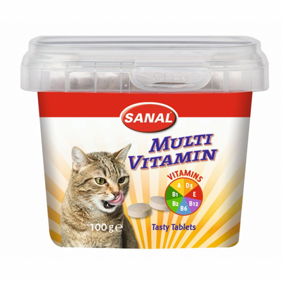Sanal kat Multi-vitamine cups 100 gram Sanal Gebr. de Boon - Gebr de boon