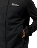 Jack wolfskin Feldberg Hoody Softshell Jas Heren Black L - thumbnail