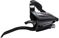 Shimano versteller (rechts) met remhendel 8 speed st-ef500-4 4 vingers zwart - thumbnail