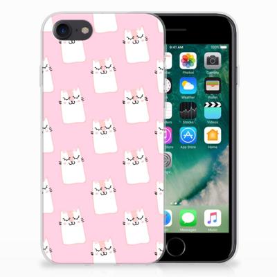 iPhone SE 2022 | SE 2020 | 8 | 7 TPU Hoesje Sleeping Cats iPhone SE 2022 | SE 2020 | 8 | 7 TPU Hoesje Sleeping Cats